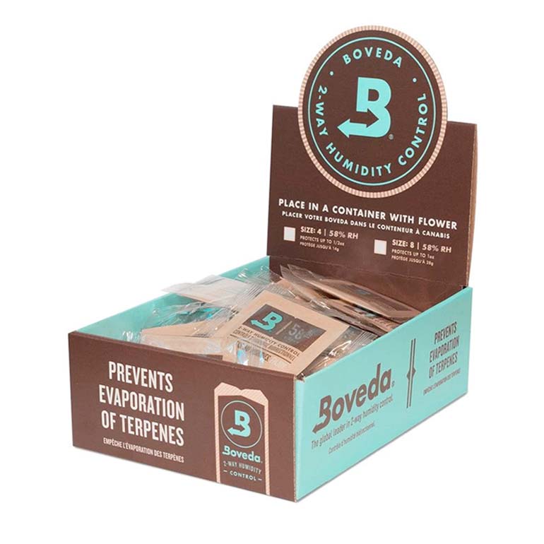 100x Individually Wrapped 4g Boveda 62 Pack