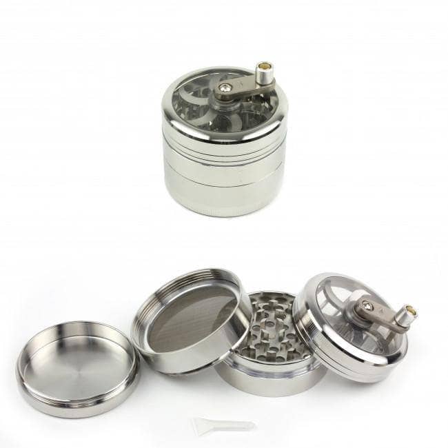 Alugrinder with crank (4-part)