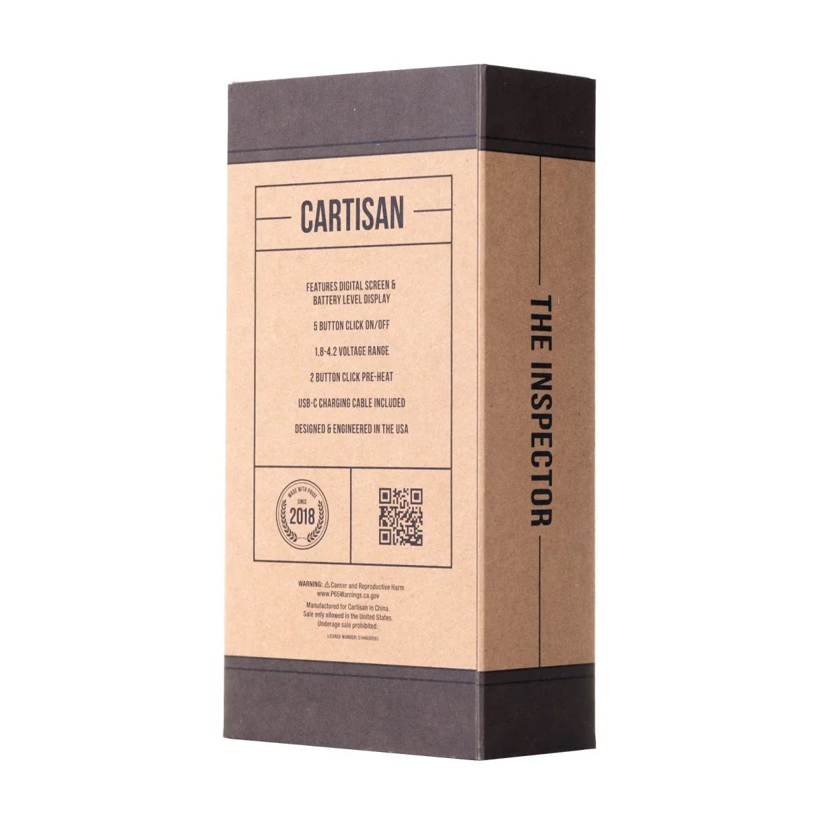 The Inspector pipe Cartisan Box