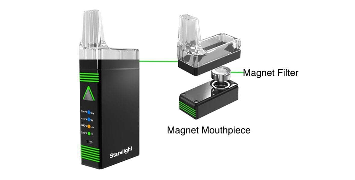 atman starlight 2 magnet filter and mouthpiece